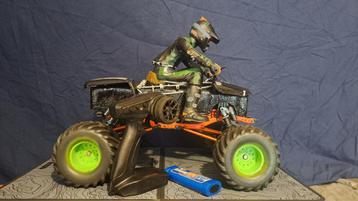 rc crawler quad atv uniek rtr, Échelle 1:10, Enlèvement ou Envoi, Voiture off road, Comme neuf