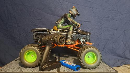 rc crawler quad atv/vw van uniek rtr, Hobby en Vrije tijd, Modelbouw | Radiografisch | Auto's, Zo goed als nieuw, Auto offroad