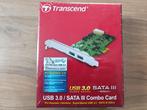 Transcend USB3/SATAIII 6 GB Super Speed Combo Card, Nieuw, Ophalen of Verzenden, SATA