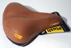 dameszadel fiets "velo plush" bruin en wittkop foam zadel, Ophalen of Verzenden, Nieuw, Algemeen, Zadel