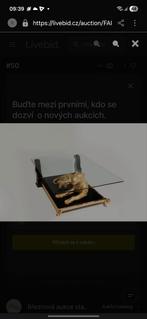 Table vintage avec lionne, Tuin en Terras, Vuurtafels, Ophalen of Verzenden