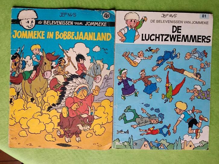 2 STRIPS: DE BELEVENISSEN VAN JOMMEKE, Livres, BD, Utilisé, Plusieurs BD, Enlèvement ou Envoi
