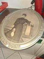 Ovale kader antiek  portret glas, Ophalen