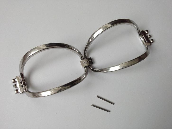 Bracelet de montre en inox Swatch Irony des années 2000, Handtassen en Accessoires, Horloges | Dames, Gebruikt, Swatch, Staal