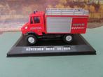 MERCEDES BENZ UNIMOG BRANDWEER, Hobby en Vrije tijd, Ophalen of Verzenden, Zo goed als nieuw, Bus of Vrachtwagen, Overige merken