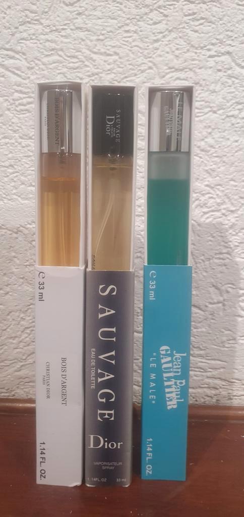 Parfums 33ml, Handtassen en Accessoires, Uiterlijk | Cosmetica en Make-up, Zo goed als nieuw, Ophalen of Verzenden