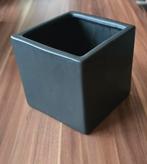 Magnifique cache pot en fibre d'argile, anthracite, Ophalen, Zo goed als nieuw