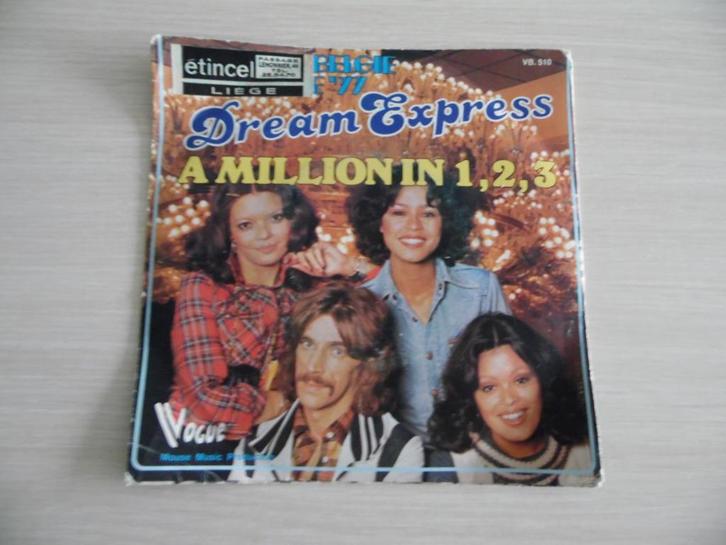A MILLON 1,2,3   DREAM  EXPRESS     EUROVISION   1977, CD & DVD, Vinyles | Autres Vinyles, Comme neuf, Autres formats, Enlèvement ou Envoi