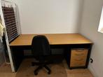 Bureau, Huis en Inrichting, Bureaus, Ophalen, Met wielen, Gebruikt, Bureau