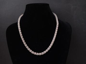 Nouveau collier en cordon tressé en argent 925 pour femmes e disponible aux enchères