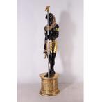 Statue égyptienne Horus avec socle — Égypte Hauteur 231 cm, Enlèvement, Neuf