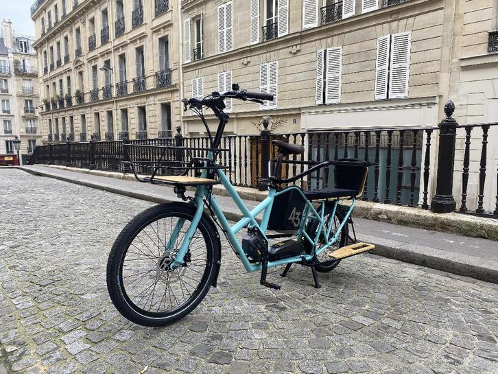 Vélo cargo / longtail électrique - Bike43 Alspter, Vélos & Vélomoteurs, Vélos | Vélos avec bac, 3 enfants, Électrique, Enlèvement ou Envoi