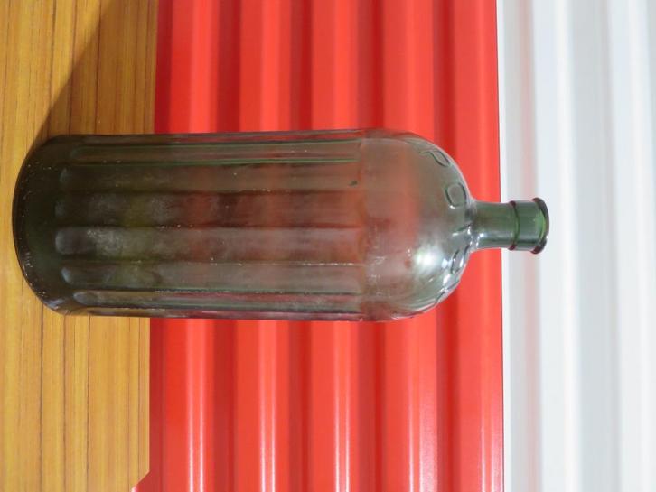 Grote glazen fles voor apothekers - POISON, Antiek en Kunst, Antiek | Glaswerk en Kristal, Ophalen of Verzenden