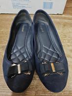 Donkerblauwe ballerina's met strik, Ophalen, Blauw, Ballerina's, Graceland