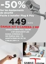 KIT Dahua 4 Camera 2 Mp Full Color, Audio, Tv en Foto, Nieuw, Buitencamera, Ophalen of Verzenden