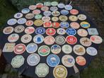 Oude Duitse bierkaarten bierkaartjes , jaren 50 , 63 stuks, Ophalen of Verzenden, Gebruikt, Viltje(s), Overige merken