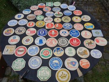 Oude Duitse bierkaarten bierkaartjes , jaren 50 , 63 stuks beschikbaar voor biedingen