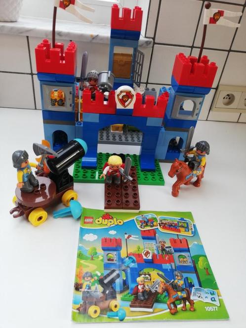 duplo 10577 big royal castle, Kinderen en Baby's, Speelgoed | Duplo en Lego, Gebruikt, Duplo, Complete set, Ophalen of Verzenden