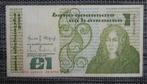 Bankbiljet 1 pond Ierland 1986, Postzegels en Munten, Setje, Ophalen of Verzenden