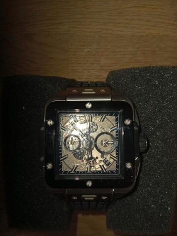 Mooie hublot horloge automaat, Ophalen of Verzenden
