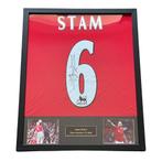 Jaap Stam gesigneerd Manchester United thuisshirt, Verzamelen, Sportartikelen en Voetbal, Verzenden, Zo goed als nieuw, Shirt