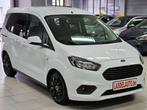 Ford Tourneo Courier 1.5TDCI Euro 6D Cruise Clim Blue Gps Us, Auto's, Stof, 4 cilinders, Overige brandstoffen, Wit