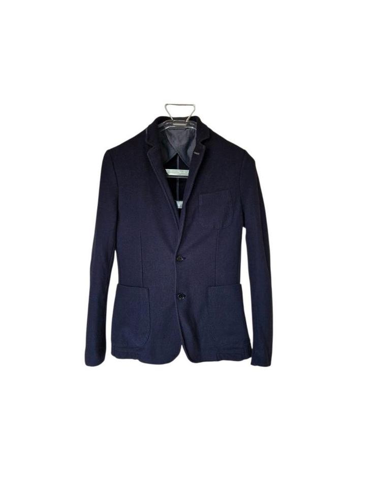 herenblazer merk Celio maat M kleur marineblauw katoen, Kleding | Heren, Kostuums en vesten, Gedragen, Blauw, Ophalen of Verzenden
