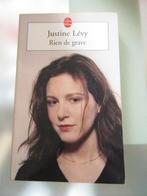 V Rien de grave Justine Lévy éd Poche, Enlèvement, Utilisé