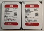 2 unités de disque dur Western Digital Red 8 To, Comme neuf, Interne, Western-Digital, NAS