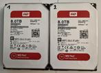 2 units Western Digital Red 8TB HDD, Western-Digital, NAS, Ophalen of Verzenden, HDD