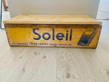 5 Vintage Originele Houten Kisten Soleil, Cirio & Pacha beschikbaar voor biedingen