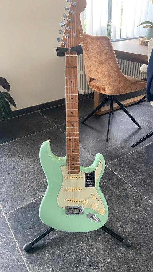 Fender American Ultra Stratocaster Lim. Ed. Seafoam Green, Musique & Instruments, Instruments à corde | Guitares | Basses, Neuf