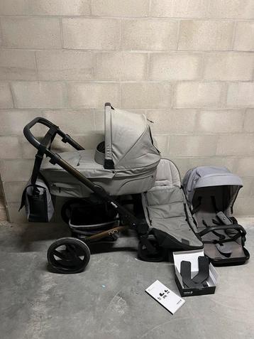 Mutsy Nio complete kinderwagen, Poussette combi, Avec nacelle, Enlèvement, Utilisé