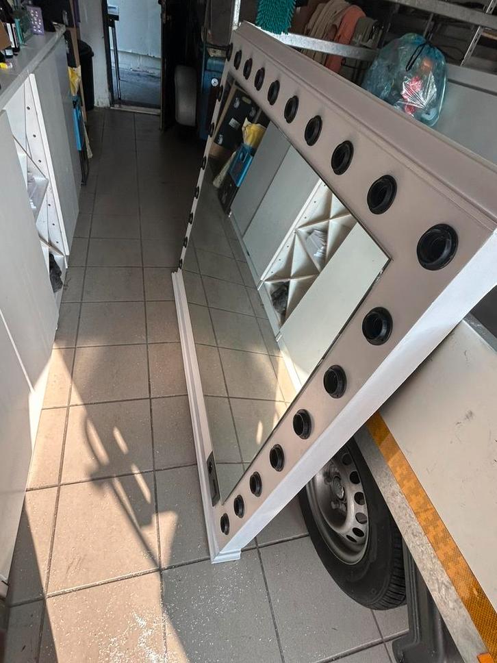 Hollywood mirror/spiegel, Antiek en Kunst, Antiek | Spiegels, Ophalen