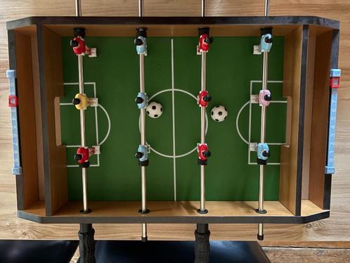 3 in 1 spelletjesdoos met minivoetbaltafel, pingpongtafel &, Hobby en Vrije tijd, Gezelschapsspellen | Bordspellen, Zo goed als nieuw