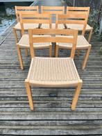 moller vintage stoelen, Comme neuf, Brun, Enlèvement, Cinq, Six Chaises ou plus