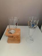 2 glazen „LA CORNE”, Verzamelen, Zo goed als nieuw