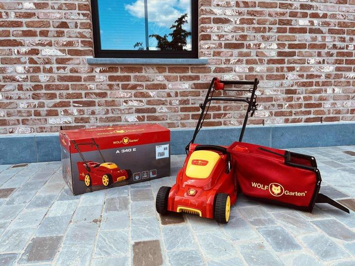 Wolf Garten A340 Elektrische grasmaaier, Tuin en Terras, Grasmaaiers, Zo goed als nieuw, Elektrische grasmaaier, 30 t/m 39 cm