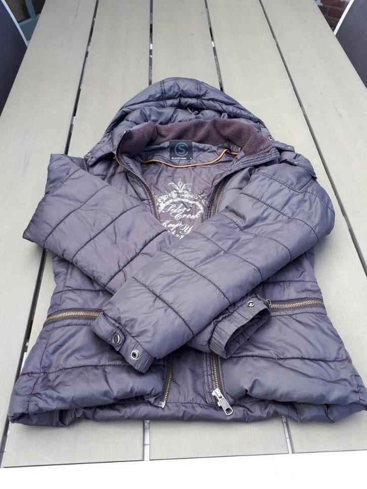 Silver Creek - jas - maat M/38 - € 1.00/stuk, Kleding | Dames, Jassen | Winter, Gedragen, Maat 38/40 (M), Grijs, Verzenden