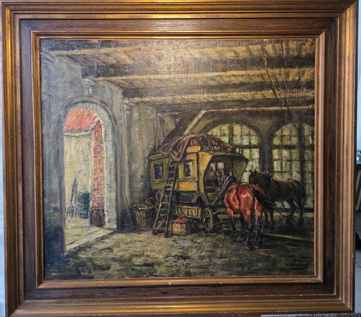 Geudens albert, Antiquités & Art, Art | Peinture | Classique, Enlèvement