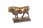 Grote Massief Bronzen Beeld van een Stier GRATIS LEVERING