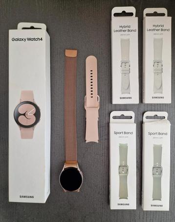 Samsung Galaxy Watch 4 LTE + Extra originele bandjes beschikbaar voor biedingen
