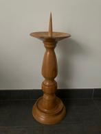 Grote houten kandelaar (64 cm), Ophalen, Zo goed als nieuw, Kandelaar, Hout