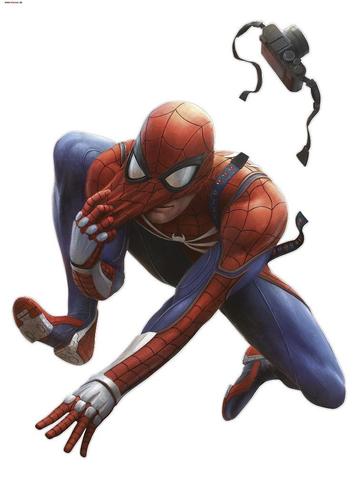 Spiderman Muursticker 50x70 cm - Marvel beschikbaar voor biedingen