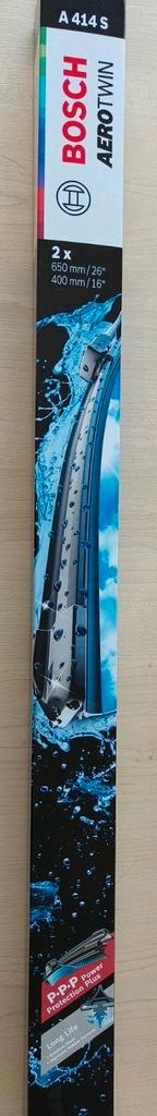 Splinternieuwe BOSCH AEROTWIN ruitenwisserset 2 vooraan s414, Ophalen, Nieuw