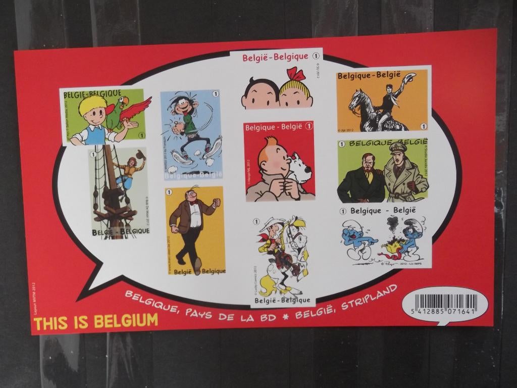 BL201 Belgique, pays de BD - België, stripland ON-ND, Timbres & Monnaies, Enlèvement ou Envoi, Sans gomme