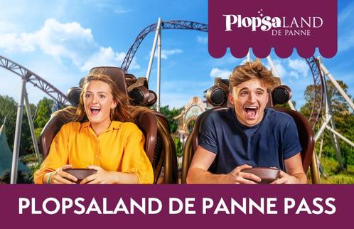 PLOPSALAND DE PANNE - DAGTICKET(S), Tickets en Kaartjes, Recreatie | Pretparken en Attractieparken, Eén persoon, Ticket of Toegangskaart