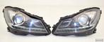 C KLASSE W204 FACELIFT XENON LED KOPLAMPEN COMPLEET, Auto-onderdelen, Ophalen of Verzenden, Gebruikt, Mercedes-Benz