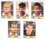 Panini / USA '94 / 5 x Nederland / ! Zwarte achterzijde !, Verzamelen, Sportartikelen en Voetbal, Zo goed als nieuw, Poster, Plaatje of Sticker