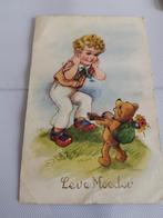 Retro verjaardagskaart "Leve moeder" uit 1940, Ophalen